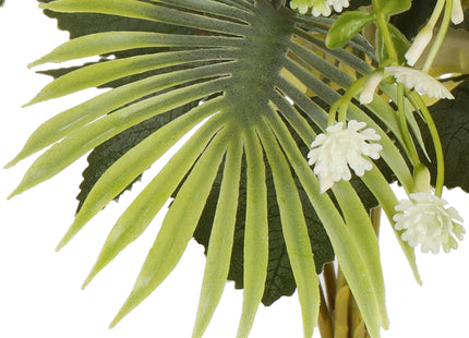 Kunstboeket - Sierboeket - Decoratief - 9 Rozen - Decoratief - 40 cm