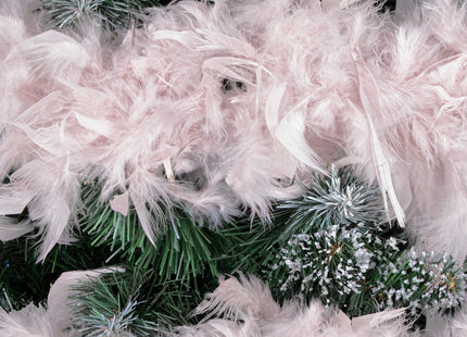 Kerstboa | Kerstslinger | 3 m | Roze