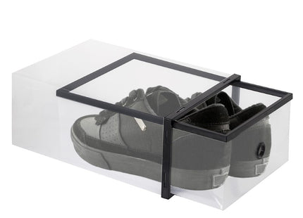 Schoenenbox | Sneakerbox | Kunststof | Transparant | 1 Stuk | 30.5 x 21 x 12.5 cm