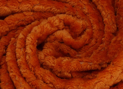 Plaid | Sprei | Deken | 240 x 200 cm | Pluche | Oranje
