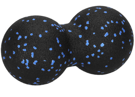 Massageset | Foamroller | Massagebal | Hoes | Blauw/Zwart