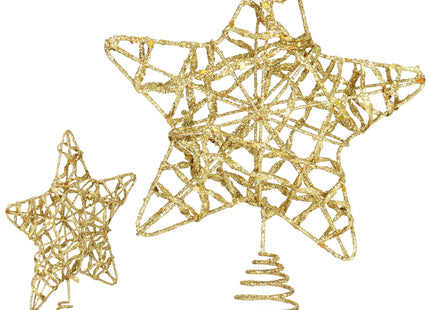 Piek - Kerstboomhanger - Glitters - Goud - Kerstboom