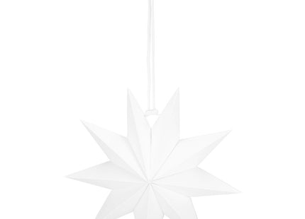 Kerst Ster | Papier | Opvouwbaar | 30 cm | Wit