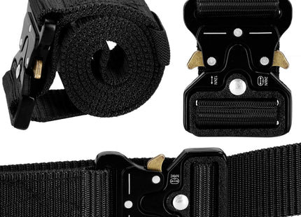 Heuptas - Riem - Militair - Buidel set - Polyester -  Ritssluiting - Zwart