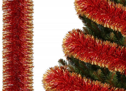 Kerstslinger | Guirlande | 6 m | Rood/Goud