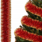 Kerstslinger | Guirlande | 6 m | Rood/Goud