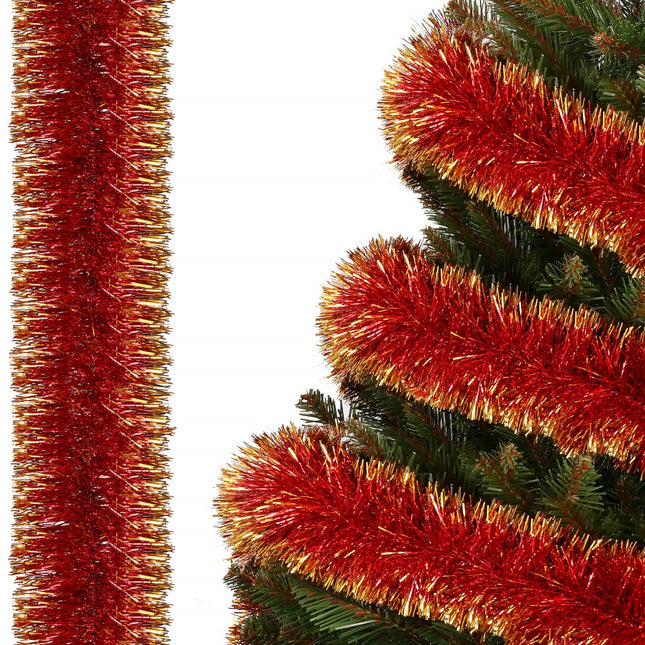 Kerstslinger | Guirlande | 6 m | Rood/Goud