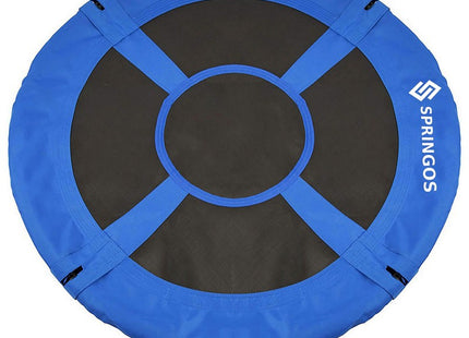 Nestschommel | Kinderschommel | Ø120 CM | Max 180 KG | Blauw/Zwart