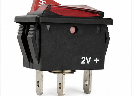 SQOON® Schakelaar Hi / Low + LED geschikt voor Numatic – Vervangingsschakelaar voor Numatic stofzuigers