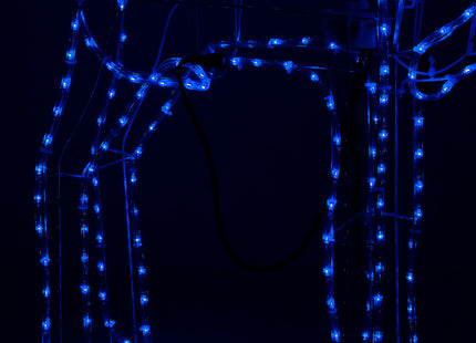 Rendier | Beweegbaar Hoofd | 288 LED Lampjes | Blauw