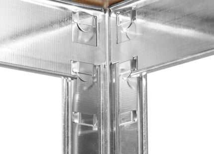 Stellingkast - Opbergrek - 900 kg -  Draagkracht - Zilver - 225 x 50 x 110 cm