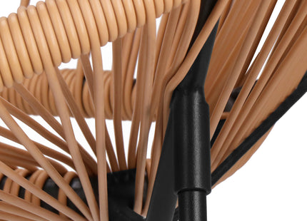 Tuinstoel - Draad - Rotan - Beige - 87 x 70  x 73 CM