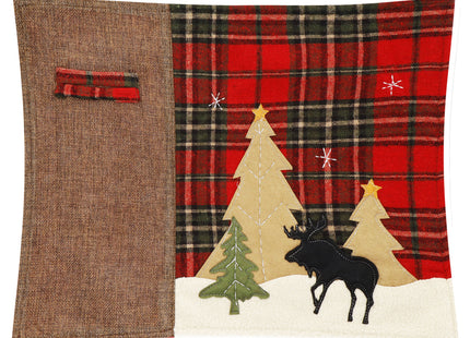 Placemat - Kerst - Rendier -   44 x 33 cm