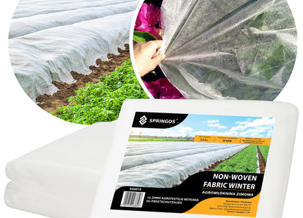 Vliesdoek - Plantenbescherming - 50g/M2 - 5x3.2 M - Wit