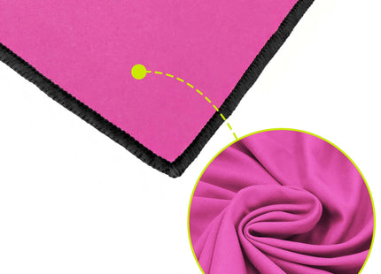 Strandlaken | Badlaken | Sneldrogend | Strandhanddoek | Microvezel | 180x100 cm | Roze