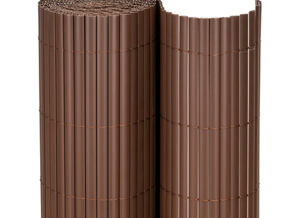 Balkonscherm - Privacyscherm - Hoge Kwaliteit - Waterbestendig - UV-bescherming - 1.4x5 m - Bruin - PVC