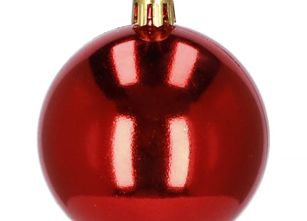 Kerstballen | 72 Stuks | Rood/Wit