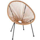 Tuinstoel - Draad - Rotan - Beige - 87 x 70  x 73 CM
