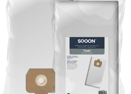 SQOON® Stofzuigerzakken  Geschikt voor Taski Aero 8 / Vento 8 Series - Vervangt Model 7524288 - 5 Stuks