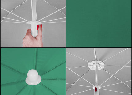 Parasol | Strand Parasol | Parasols | Opvouwbaar | 160 cm | Groen