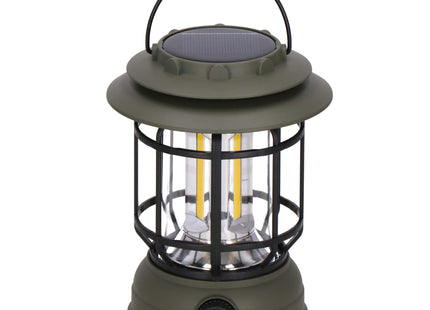 Campinglamp - Zonne - Energie - Led - Powerbank - Grijs/Zwart