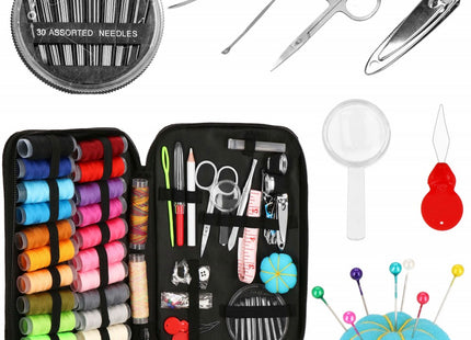 Naaiset | Naaigaren | Naaidoos | Inclusief Etui | 100-Delig | Zwart
