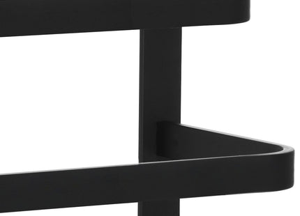 Handdoekrek | Handdoekrek Badkamer | 49 cm | Zwart