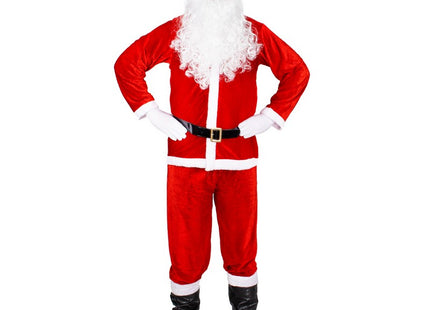 Kerstman Kostuum | Kerstman Pak | Verkleedkleding | 9-Delig | Rood