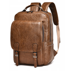 (BALT-PLC-002-01) Baltan Leren Rugzak - Backpack - Bruin - 40 X 28 X 14 CM