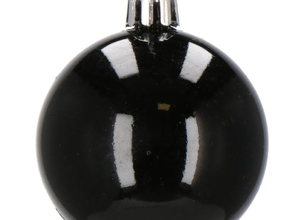 Kerstballen | 77 Stuks | Zwart