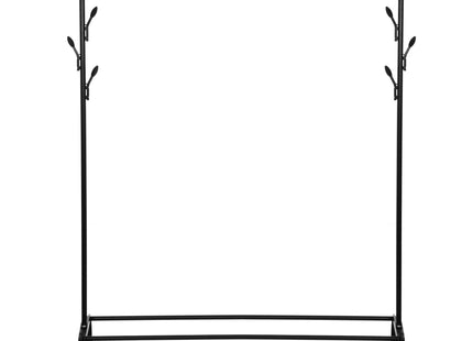 Kledingrek | Metaal | 15 Kg | 146 x 110 x 40 cm | Zwart