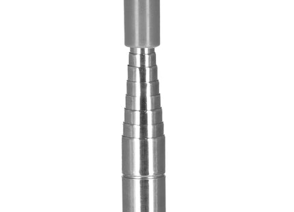 Stofdoek - Telescopische - Borstel -  78,5-280 cm - Wit\Grijs