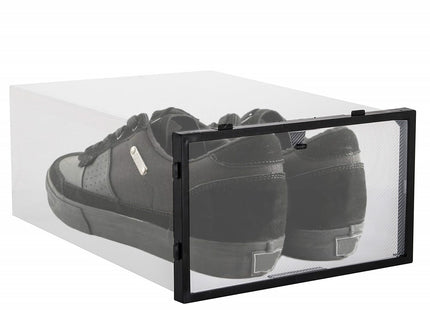 Schoenenbox | Sneakerbox | Kunststof | Transparant | 1 Stuk | 34 x 23 x 13.5 cm