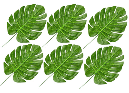 Kunstbladeren - Monstera - 6 Stuks - Groen