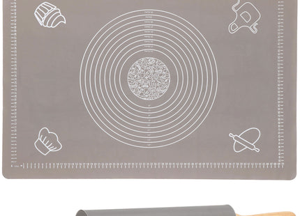 Bakplaat  | Siliconen bakmat |  45 x 65 cm | Grijstint
