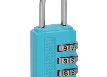 Hangslot - Slot - 3 Cijferig - Bagage - Blauw