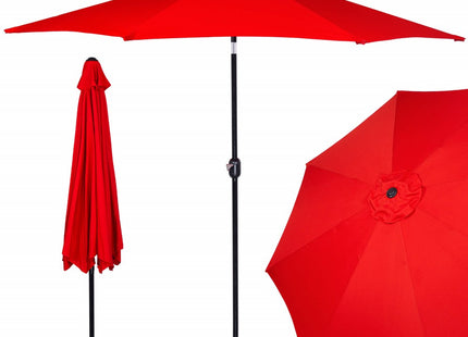 Parasol | Parasols | Kantelbaar | Met Ventilatie | Rood | 300 cm
