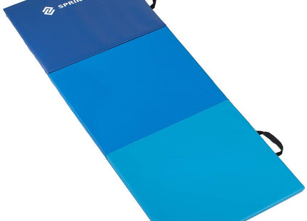 Fitnessmat | 3 Delig | 180 x 60 x 5.5 cm | Blauw