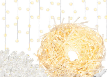 IJspegel Verlichting | 20 m + 2.5 m Snoer | 500 LED | Warm Wit | Koppelbaar