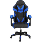 Gamestoel - Gaming Stoel - Ergonomische Bureaustoel - Game stoel - Verstelbaar - Gaming Chair - Blauw/Zwart