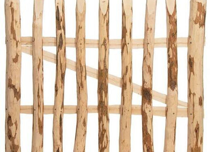 Poort - Schapenhek - Tuinhek - Hazelaarhout - Wicket - 100x100 cm - Bruin