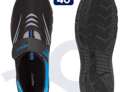 Waterschoenen - AQUA Shoes - Sneldrogend - Rubber - Unisex - Zwart - Maat 46