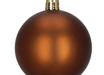 Kerstballen | 36 Stuks | 8 cm | Goudbruin