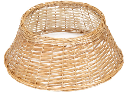 Kerstboomrand | Kerstboomhouder | Kerstboomstandaard | Rieten | 58 Cm | Lichtbruin