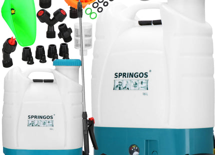 Drukspuit - Elektrische - Accu - Planten - Onkruidbestrijding - Regelbare Sproeikop  - 16 Liter