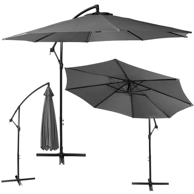 Parasol | Parasols | Kantelbaar | Waterafstotend | Grafiet | 300 cm