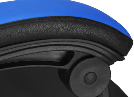 Gamestoel - Gaming Stoel - Ergonomische Bureaustoel - Game stoel - Verstelbaar - Gaming Chair - Blauw/Zwart