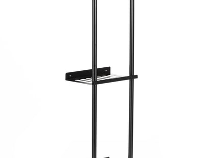 Handdoekhouder - Handdoekrek - Badkamer - Metaal - Zwart  - 77 cm