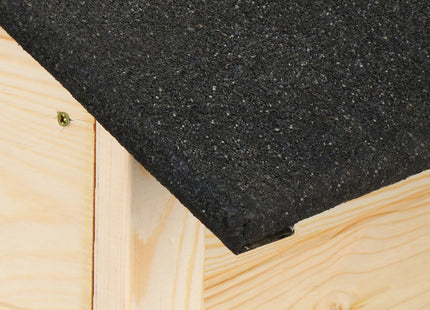 Hondenhok - Hondenhuis - Dog House - Geïsoleerd - Voor Buiten - Weersbestendig  - Hout - Zwart