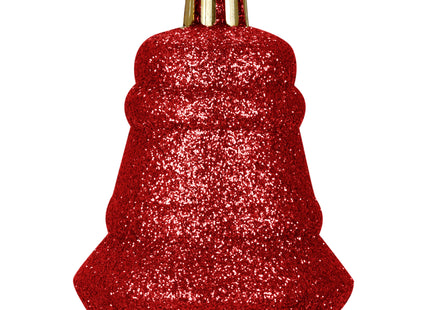 Kerstballen | 100 Stuks | Rood Tinten | Onbreekbaar